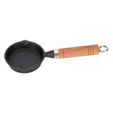 Egg Pan Nonstick Paint Coating Scald Proof Handle Cast Iron Antirust Omelette Pan for Fried Egg Hot Oil - Low Angle