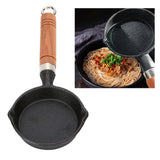 Egg Pan Nonstick Paint Coating Scald Proof Handle Cast Iron Antirust Omelette Pan for Fried Egg Hot Oil - Extra Image