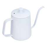 Coffee Kettle Stainless Steel Mini Portable White Thin Mouth Pour Over Kettle for Travelling Camping Tea Coffee