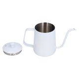Coffee Kettle Stainless Steel Mini Portable White Thin Mouth Pour Over Kettle for Travelling Camping Tea Coffee - Extra Image