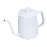 Coffee Kettle Stainless Steel Mini Portable White Thin Mouth Pour Over Kettle for Travelling Camping Tea Coffee
