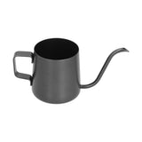 250ml Stainless Steel Hanging Ear Coffee Pot Gooseneck Spout Tea Kettle Pour Over Pot Black