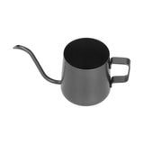 250ml Stainless Steel Hanging Ear Coffee Pot Gooseneck Spout Tea Kettle Pour Over Pot Black - Top-Down View