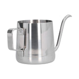 250ml Stainless Steel Hanging Ear Coffee Pot Gooseneck Spout Coffee Tea Pot for Home Office - Side View