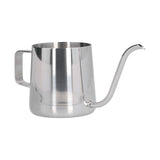 250ml Stainless Steel Hanging Ear Coffee Pot Gooseneck Spout Coffee Tea Pot for Home Office - 45-Degree Angle