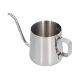 250ml Stainless Steel Hanging Ear Coffee Pot Gooseneck Spout Coffee Tea Pot for Home Office - Close-Up Angle