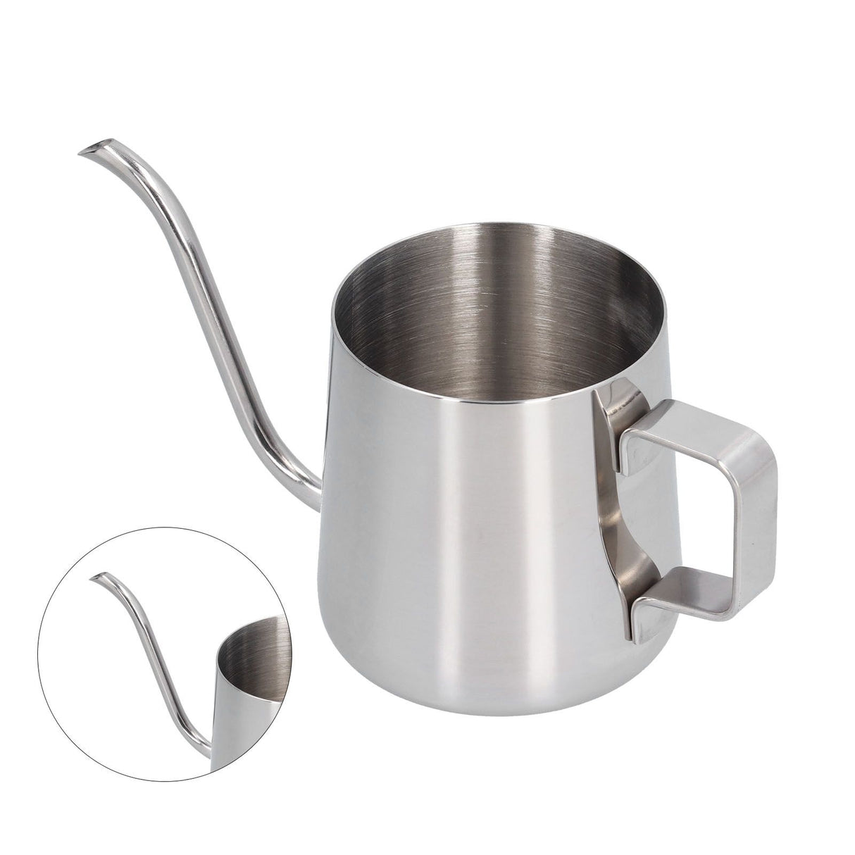 250ml Stainless Steel Hanging Ear Coffee Pot Gooseneck Spout Coffee Tea Pot for Home Office