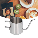 250ml Stainless Steel Hanging Ear Coffee Pot Gooseneck Spout Coffee Tea Pot for Home Office - Extra Image