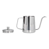 600ml 304 Stainless Steel Coffee Kettle Gooseneck Pour Over Coffee Pot for Home Kitchen - Rear View