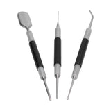 3Pcs/Set Stainless Steel Coffee Latte Needle Latte Art Pen Coffee Decorating Tool for Home - Front View