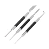 3Pcs/Set Stainless Steel Coffee Latte Needle Latte Art Pen Coffee Decorating Tool for Home - 45-Degree Angle
