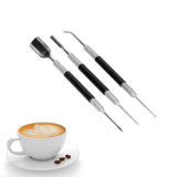 3Pcs/Set Stainless Steel Coffee Latte Needle Latte Art Pen Coffee Decorating Tool for Home