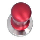 58mm Diameter Coffee Powder Tamper Stainless Steel Coffee Press Hammer Supplies for KitchenRed