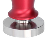 58mm Diameter Coffee Powder Tamper Stainless Steel Coffee Press Hammer Supplies for KitchenRed