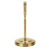 Table Number Holder Stainless Steel Durable Fade Resistant Lightweight Picture Clip for Hotel Restaurant10.5cm Gold