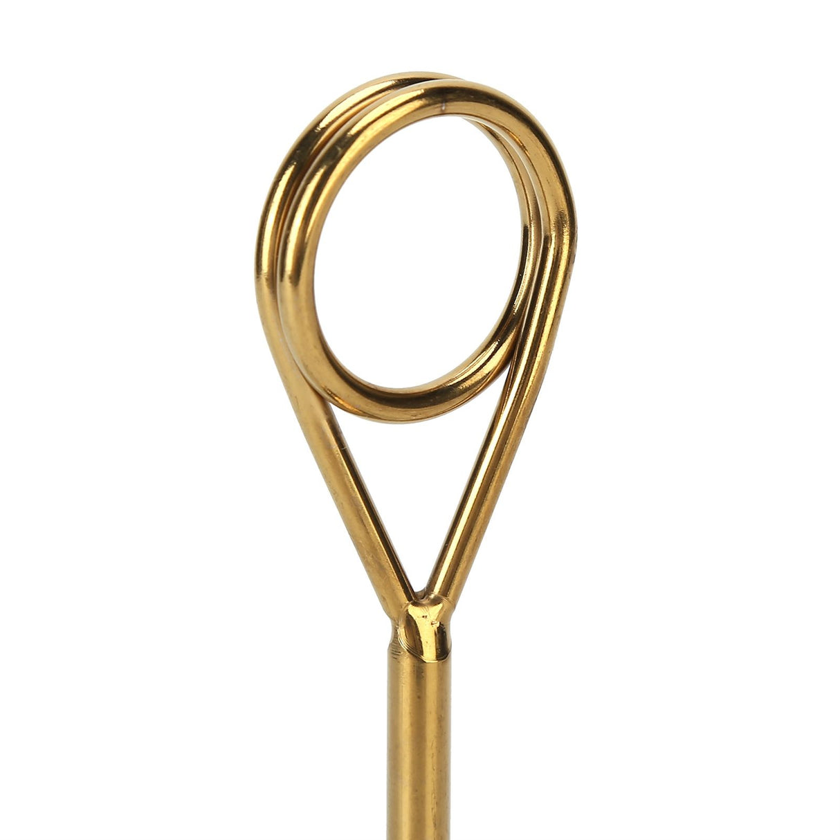 Table Number Holder Stainless Steel Durable Fade Resistant Lightweight Picture Clip for Hotel Restaurant10.5cm Gold