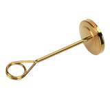 Table Number Holder Stainless Steel Durable Fade Resistant Lightweight Picture Clip for Hotel Restaurant15.5cm Gold