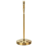 Table Number Holder Stainless Steel Durable Fade Resistant Lightweight Picture Clip for Hotel Restaurant15.5cm Gold