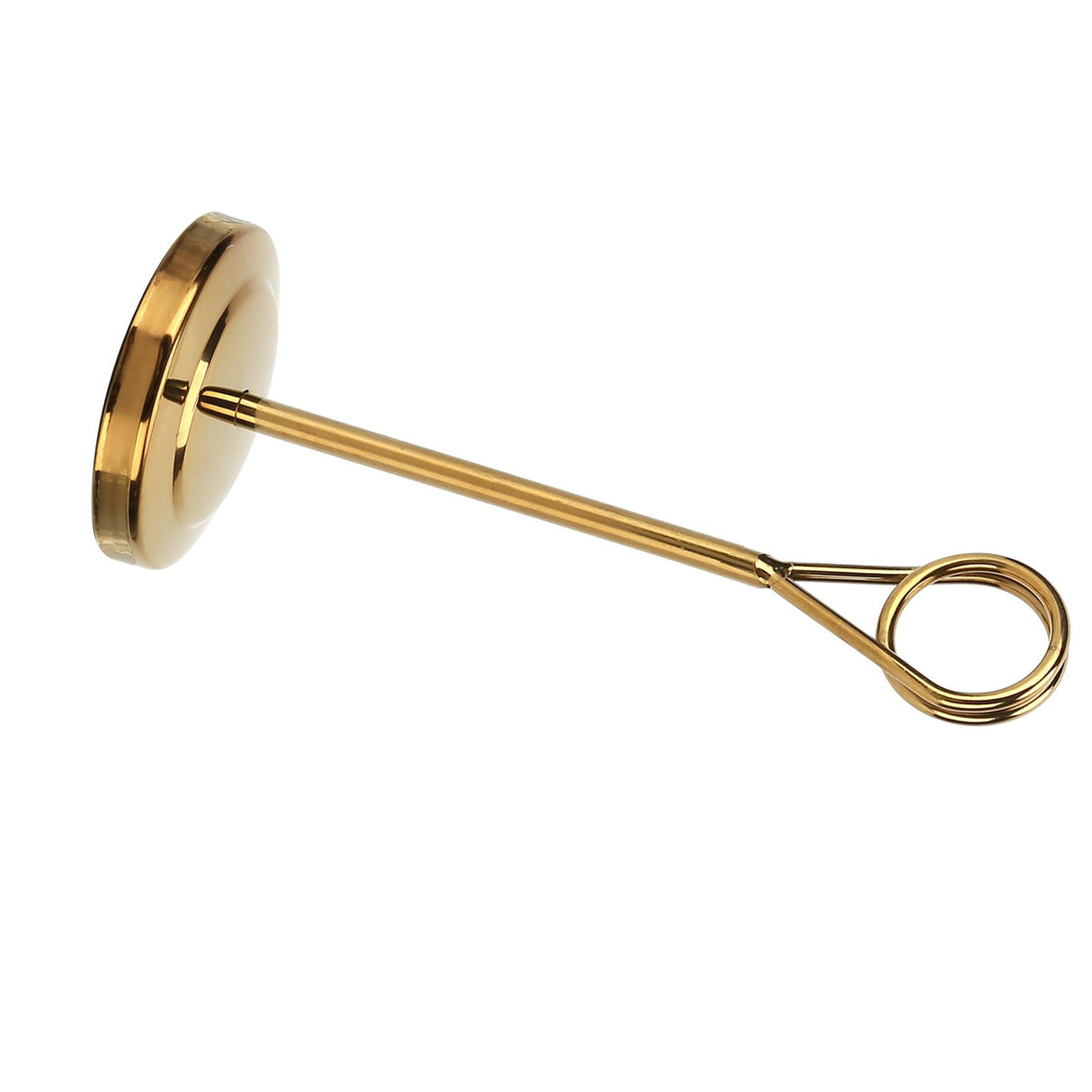 Table Number Holder Stainless Steel Durable Fade Resistant Lightweight Picture Clip for Hotel Restaurant15.5cm Gold