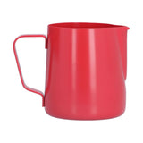 400ml PTFE Pointed Mouth Milk Frothing Jug Stainless Steel Coffee Jug for Home KitchenRed - Extra Image
