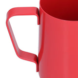 400ml PTFE Pointed Mouth Milk Frothing Jug Stainless Steel Coffee Jug for Home KitchenRed - Extra Image