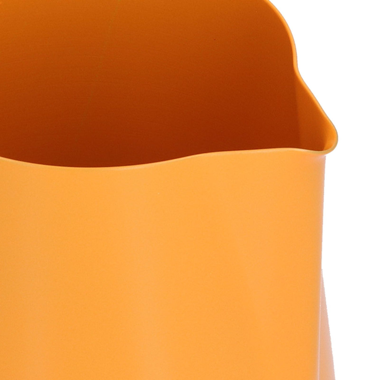 400ml PTFE Pointed Mouth Milk Frothing Jug Stainless Steel Coffee Jug for Home KitchenOrange