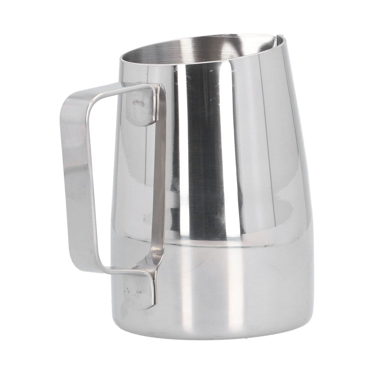 400ml 304 Stainless Steel Coffee Jug Oblique Mouth Milk Frothing Jug for Home Kitchen