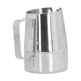 400ml 304 Stainless Steel Coffee Jug Oblique Mouth Milk Frothing Jug for Home Kitchen - Top-Down View