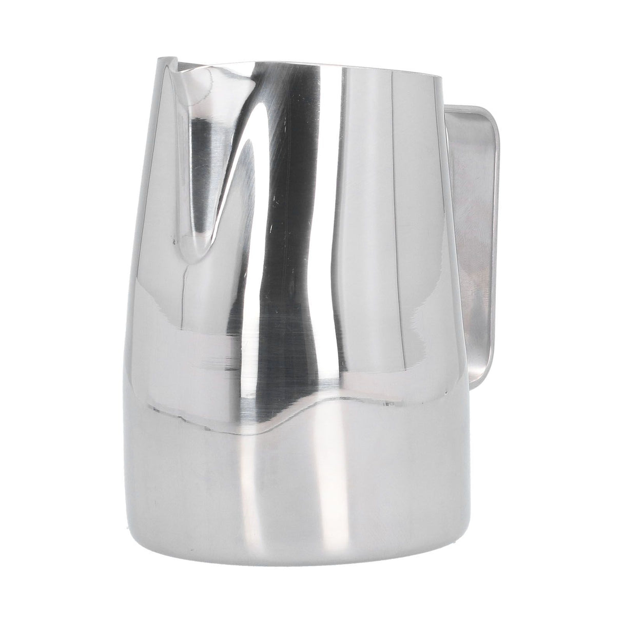 400ml 304 Stainless Steel Coffee Jug Oblique Mouth Milk Frothing Jug for Home Kitchen