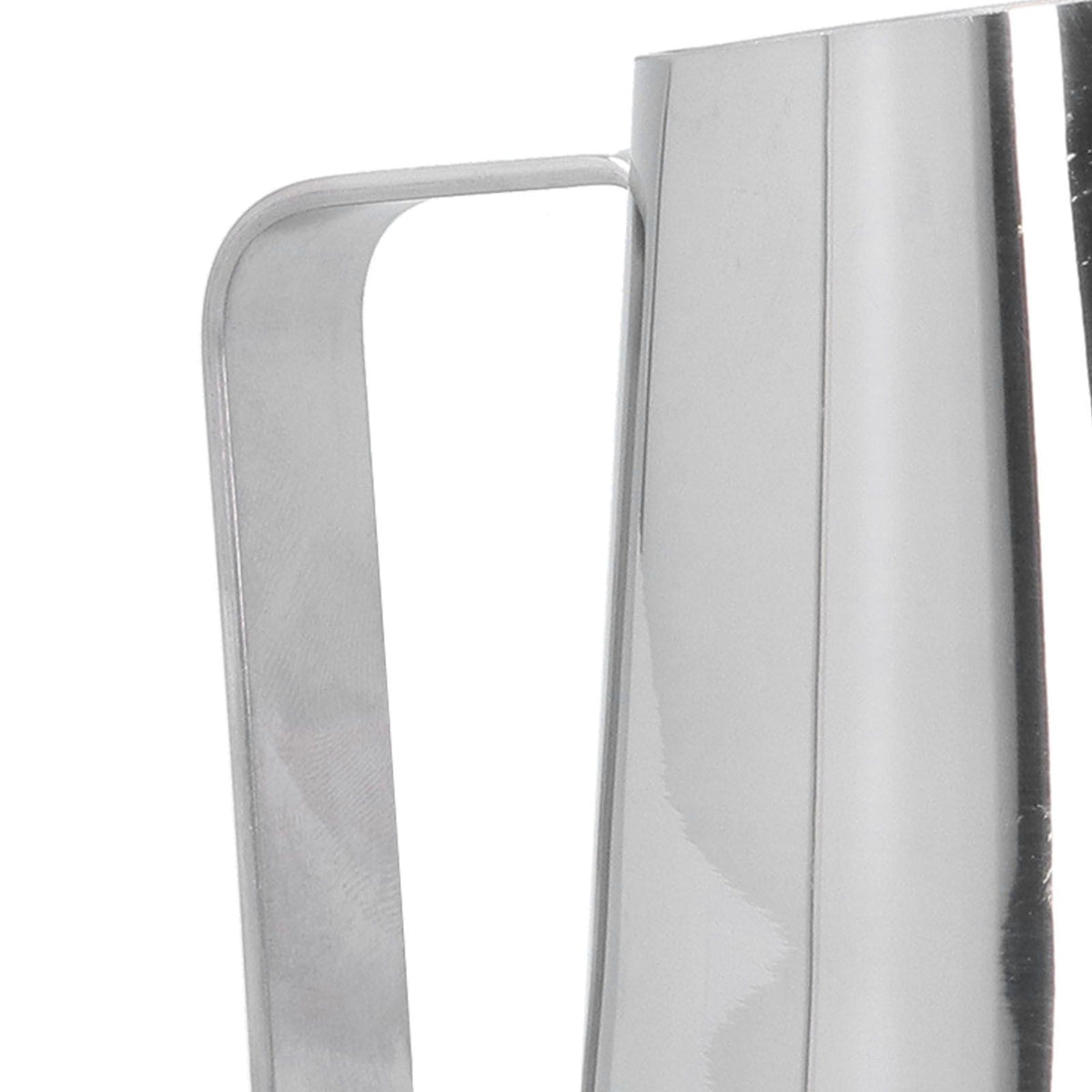 400ml 304 Stainless Steel Coffee Jug Oblique Mouth Milk Frothing Jug for Home Kitchen