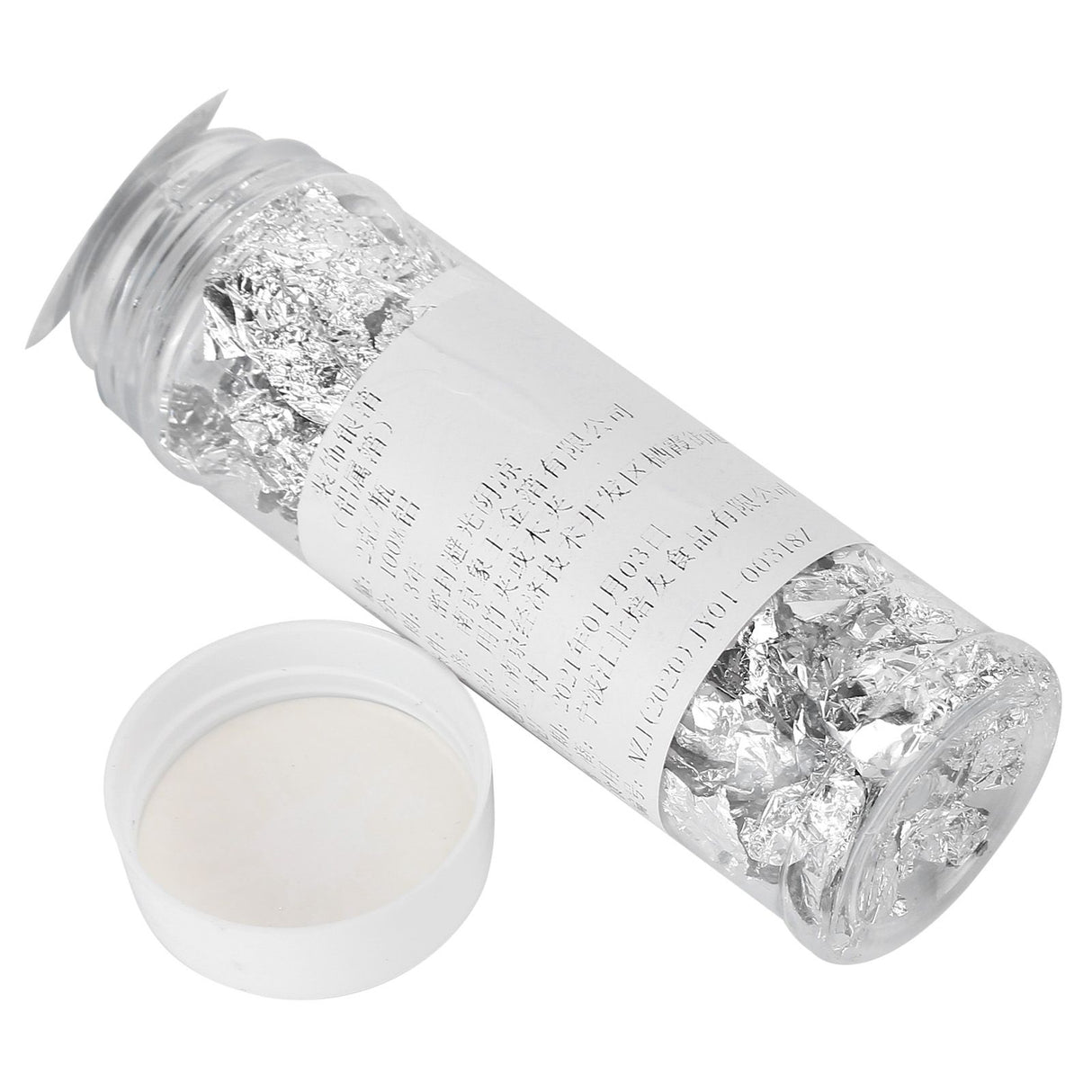 2g Silver Foil Inedible Silver Leaf Flakes for Cooking Cake and Chocolate Decoration Crafts and Arts