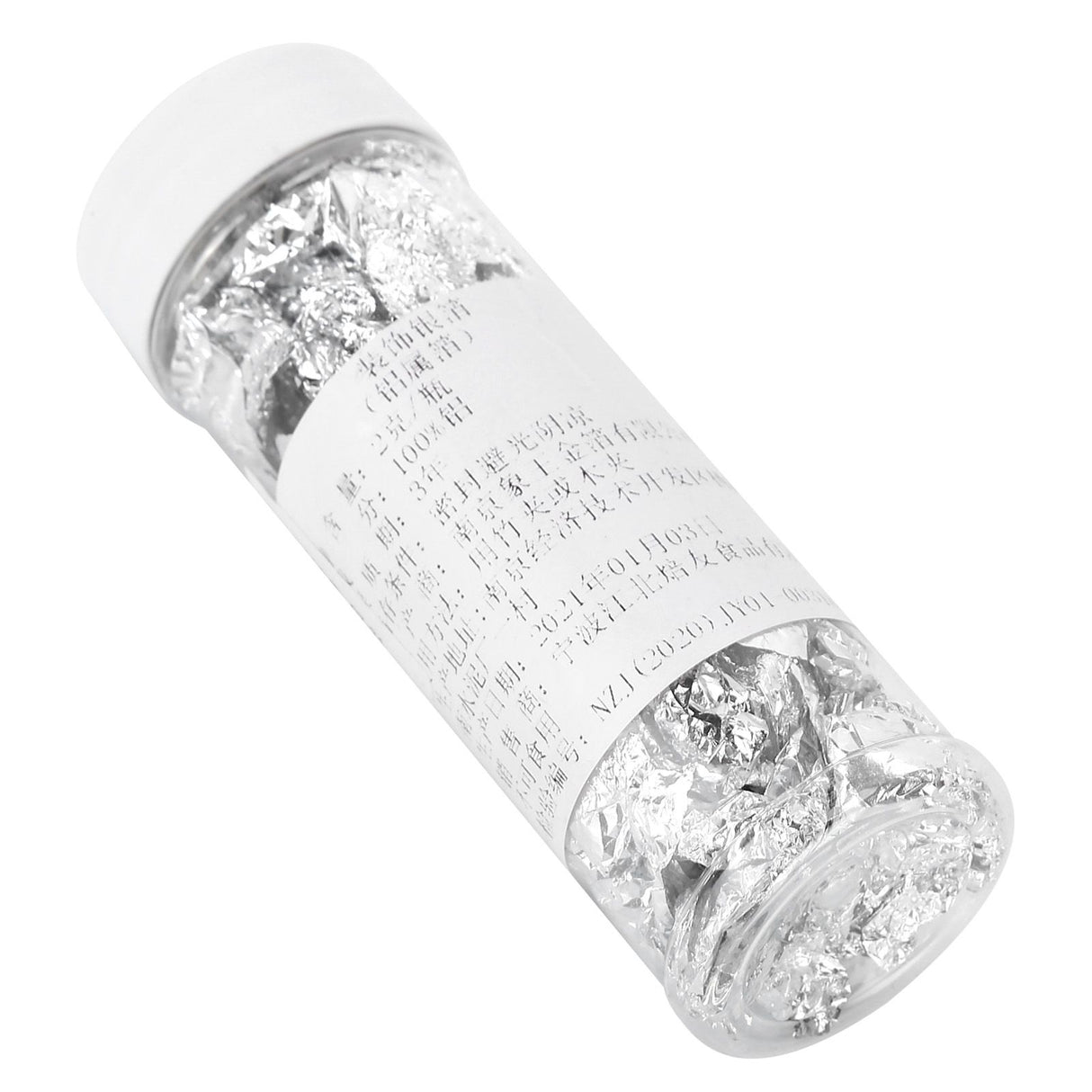 2g Silver Foil Inedible Silver Leaf Flakes for Cooking Cake and Chocolate Decoration Crafts and Arts