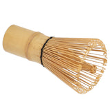 Japanese Style Matcha Tea Whisk Bamboo Brush Tool Tea Accessory for Matcha Tea Making Kitchen Accessories - Close-Up Angle