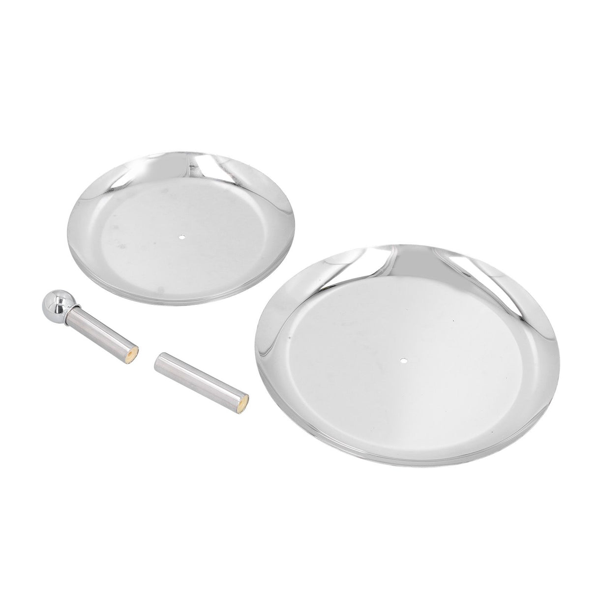 Fruit Tray Stainless Steel 2 Layers Multifunctional Durable Self Service Cupcake Stand for Home Hotel