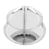 Fruit Tray Stainless Steel 2 Layers Multifunctional Durable Self Service Cupcake Stand for Home Hotel