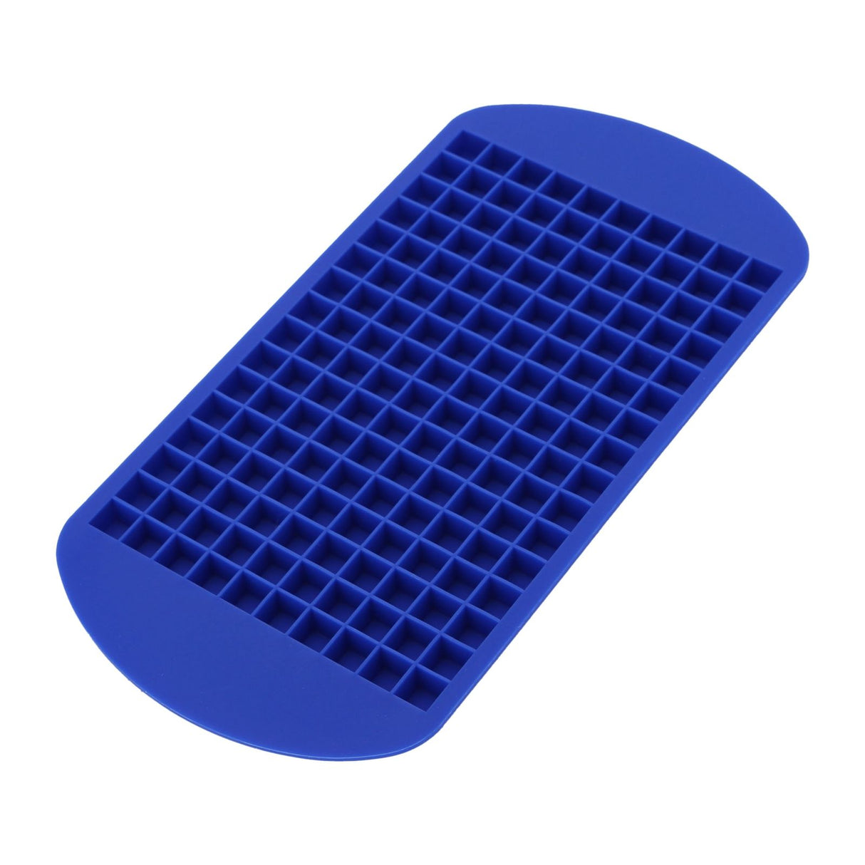 160 Grid Ice Tray Square Flexible Silicone High Temperature Resistant Mini Ice Cube Mold for Home RestaurantBlue
