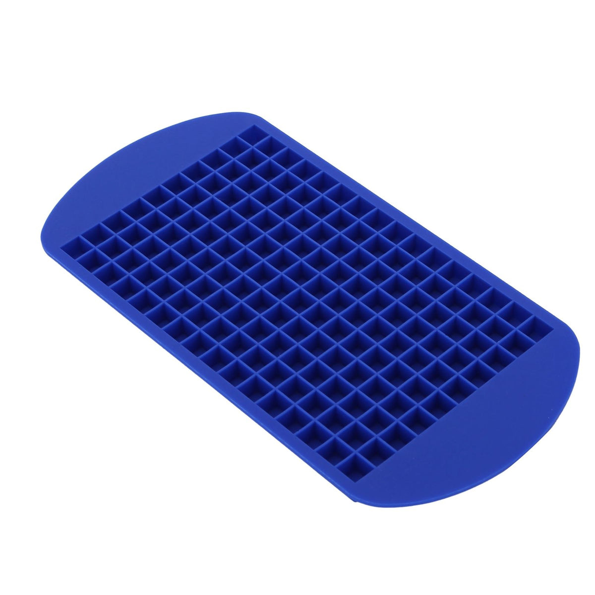 160 Grid Ice Tray Square Flexible Silicone High Temperature Resistant Mini Ice Cube Mold for Home RestaurantBlue