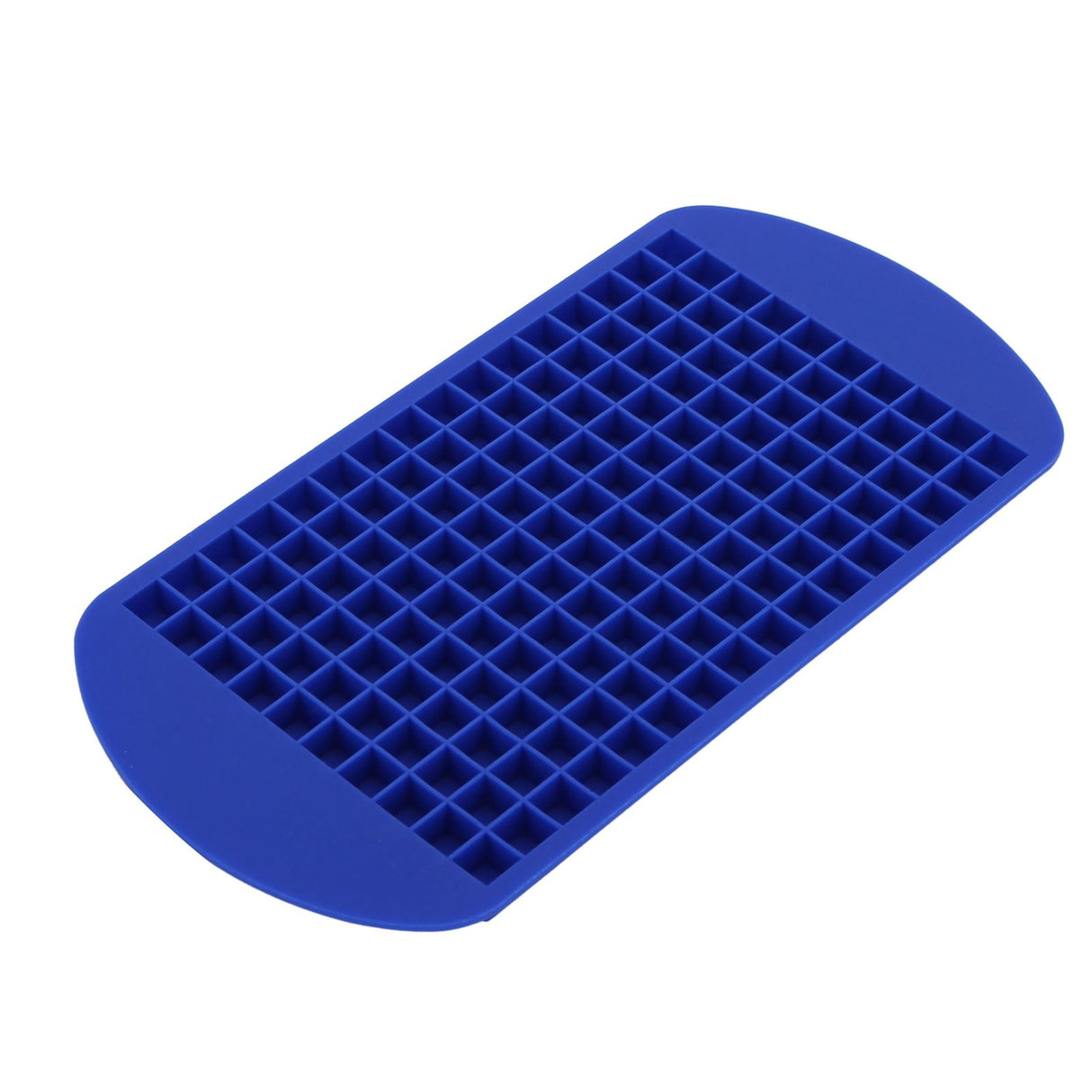 160 Grid Ice Tray Square Flexible Silicone High Temperature Resistant Mini Ice Cube Mold for Home RestaurantBlue
