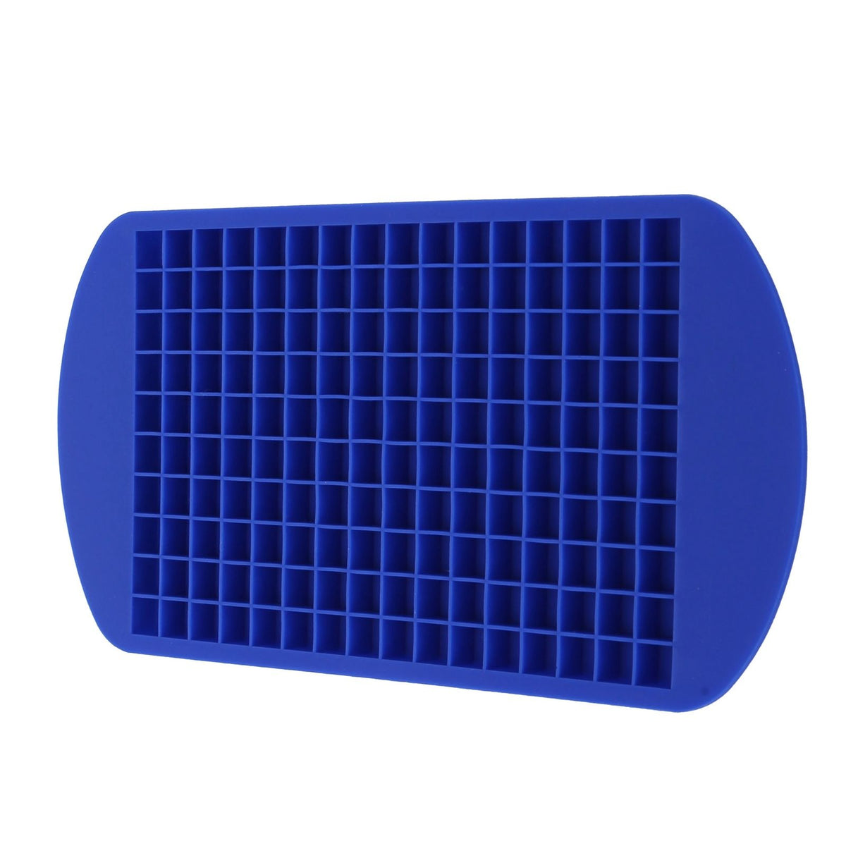 160 Grid Ice Tray Square Flexible Silicone High Temperature Resistant Mini Ice Cube Mold for Home RestaurantBlue