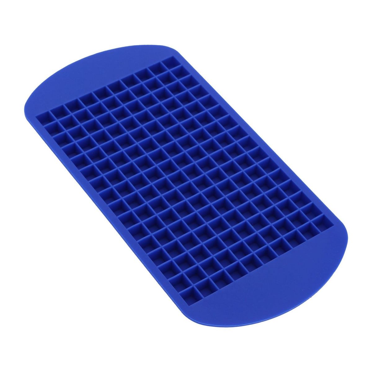 160 Grid Ice Tray Square Flexible Silicone High Temperature Resistant Mini Ice Cube Mold for Home RestaurantBlue