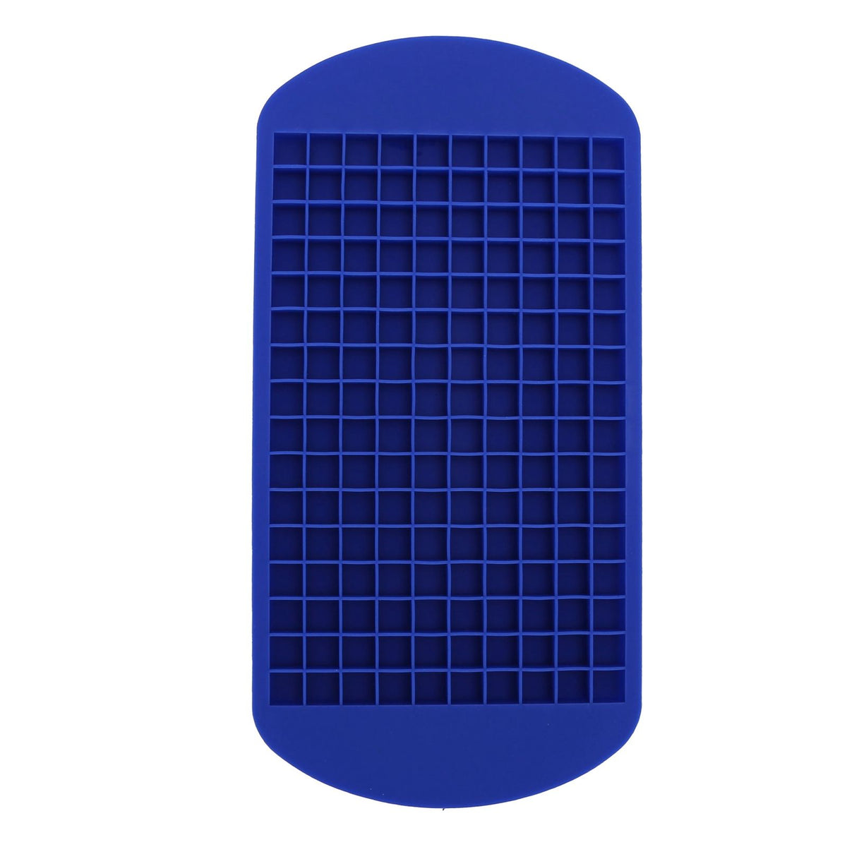 160 Grid Ice Tray Square Flexible Silicone High Temperature Resistant Mini Ice Cube Mold for Home RestaurantBlue