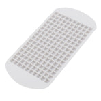 160 Grid Ice Tray Square Flexible Silicone High Temperature Resistant Mini Ice Cube Mold for Home RestaurantWhite