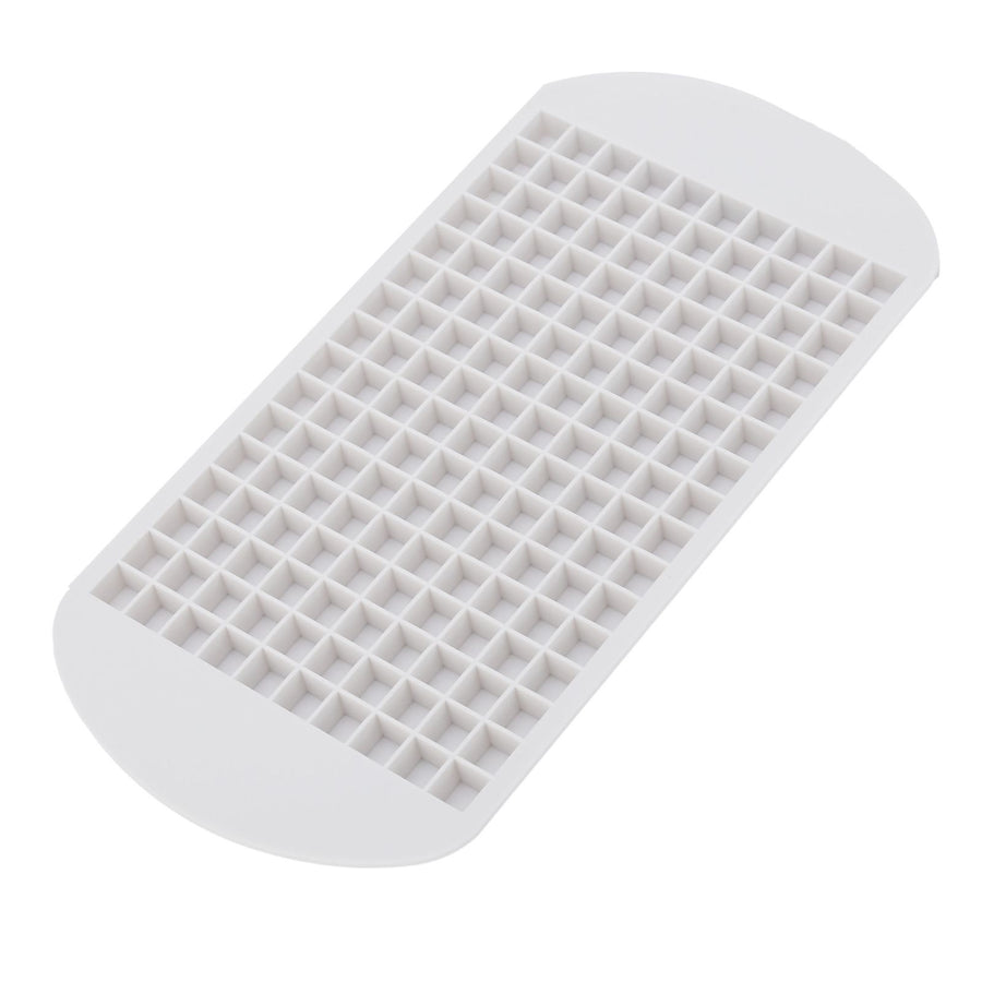 160 Grid Ice Tray Square Flexible Silicone High Temperature Resistant Mini Ice Cube Mold for Home RestaurantWhite