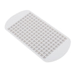 160 Grid Ice Tray Square Flexible Silicone High Temperature Resistant Mini Ice Cube Mold for Home RestaurantWhite