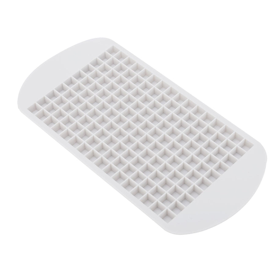 160 Grid Ice Tray Square Flexible Silicone High Temperature Resistant Mini Ice Cube Mold for Home RestaurantWhite