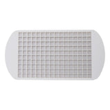 160 Grid Ice Tray Square Flexible Silicone High Temperature Resistant Mini Ice Cube Mold for Home RestaurantWhite - 45-Degree Angle