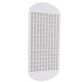160 Grid Ice Tray Square Flexible Silicone High Temperature Resistant Mini Ice Cube Mold for Home RestaurantWhite