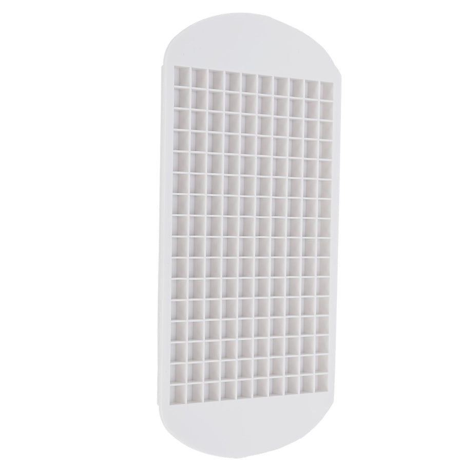 160 Grid Ice Tray Square Flexible Silicone High Temperature Resistant Mini Ice Cube Mold for Home RestaurantWhite