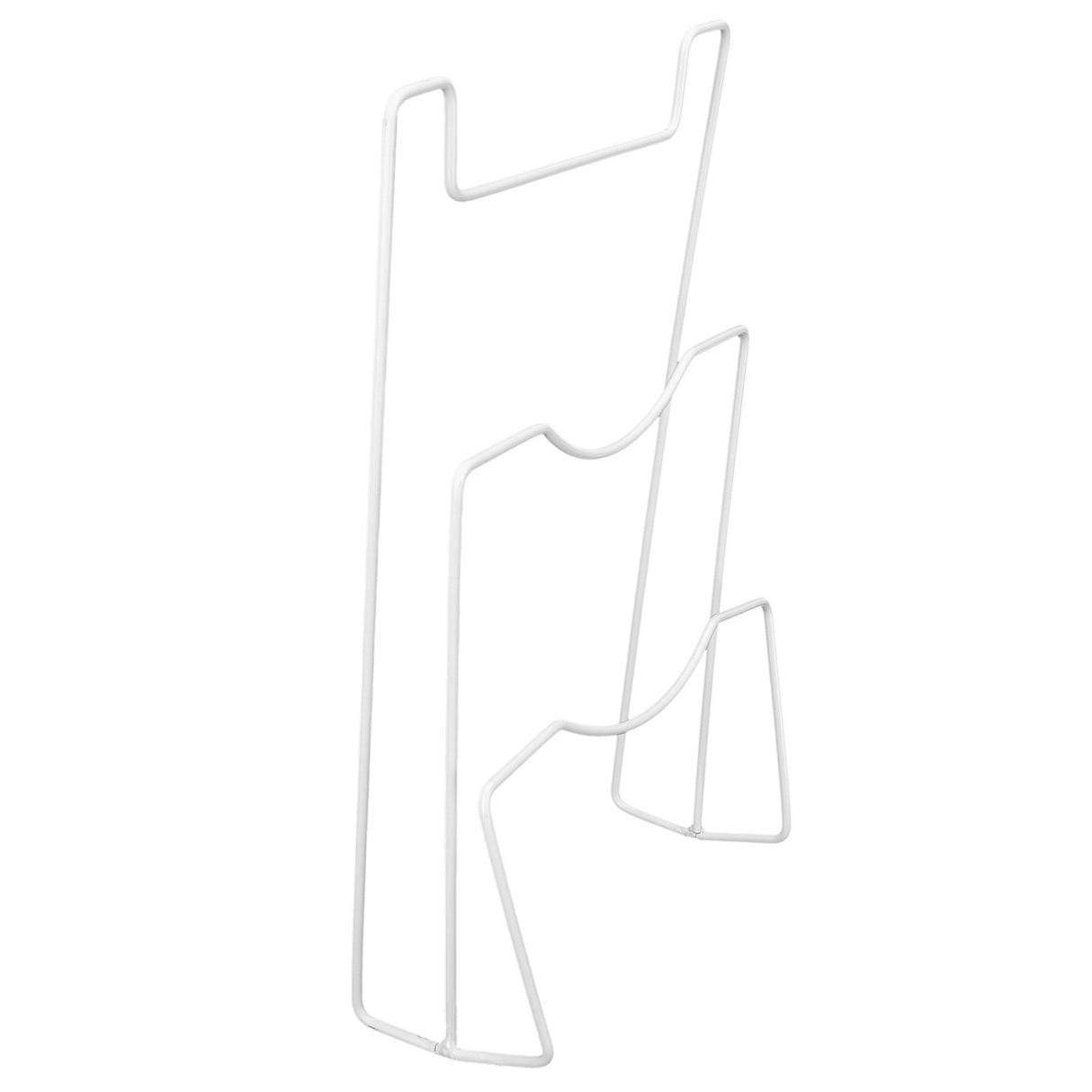 Wrought Iron Cabinet Door Mount Pot Lid Organizer Cutting Board Holder Kitchen Cookware Storage