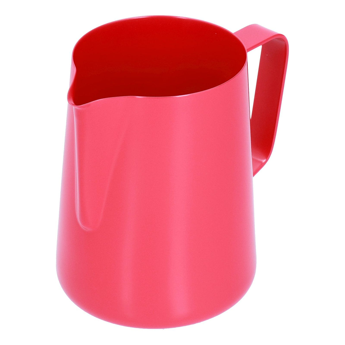 600ml Stainless Steel Frothing Pitcher Milk Coffee Frothing Jug with Pointed Spout for HomeRed